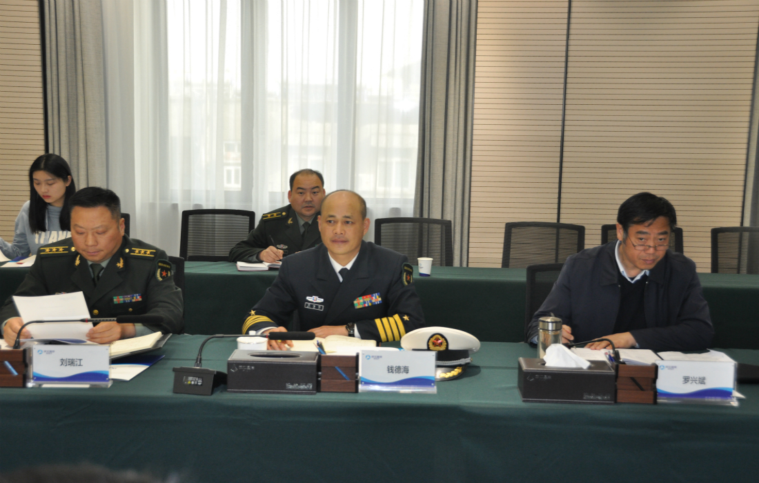 市委常委军分区司令员钱德海调研汉江国投