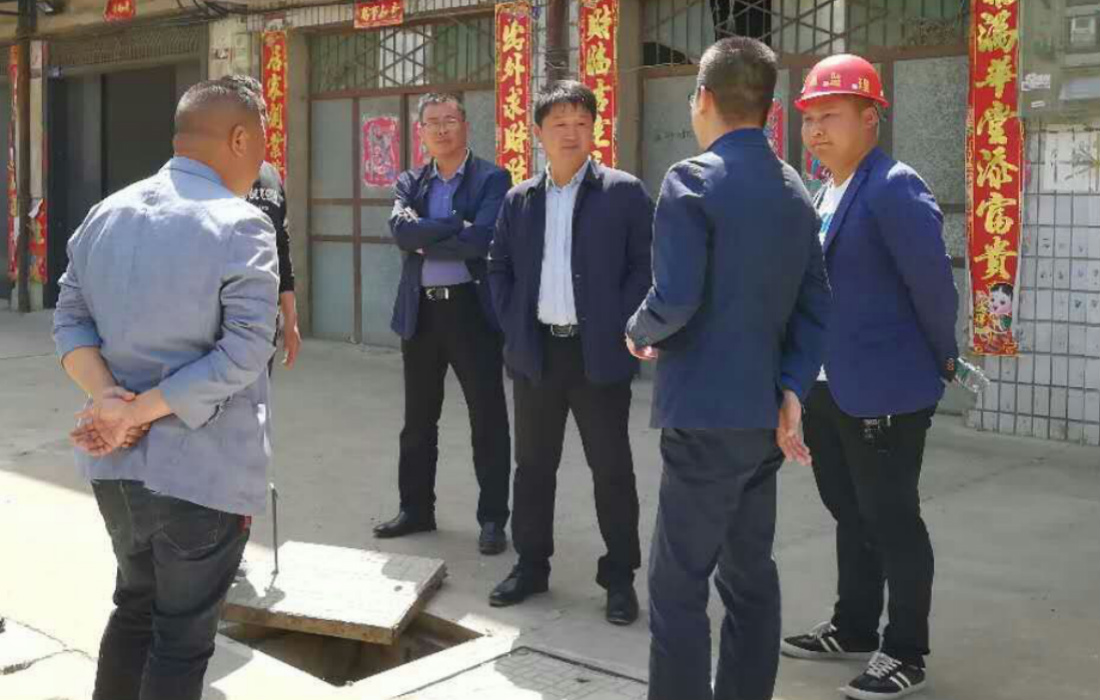 枣阳市副市长余兴军检查乡镇污水处理项目