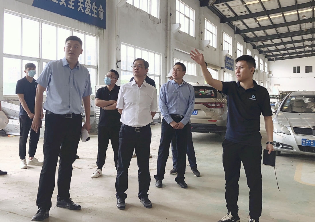 伍军调研智投公司部分重点项目建设情况-集团动态- 汉江国投