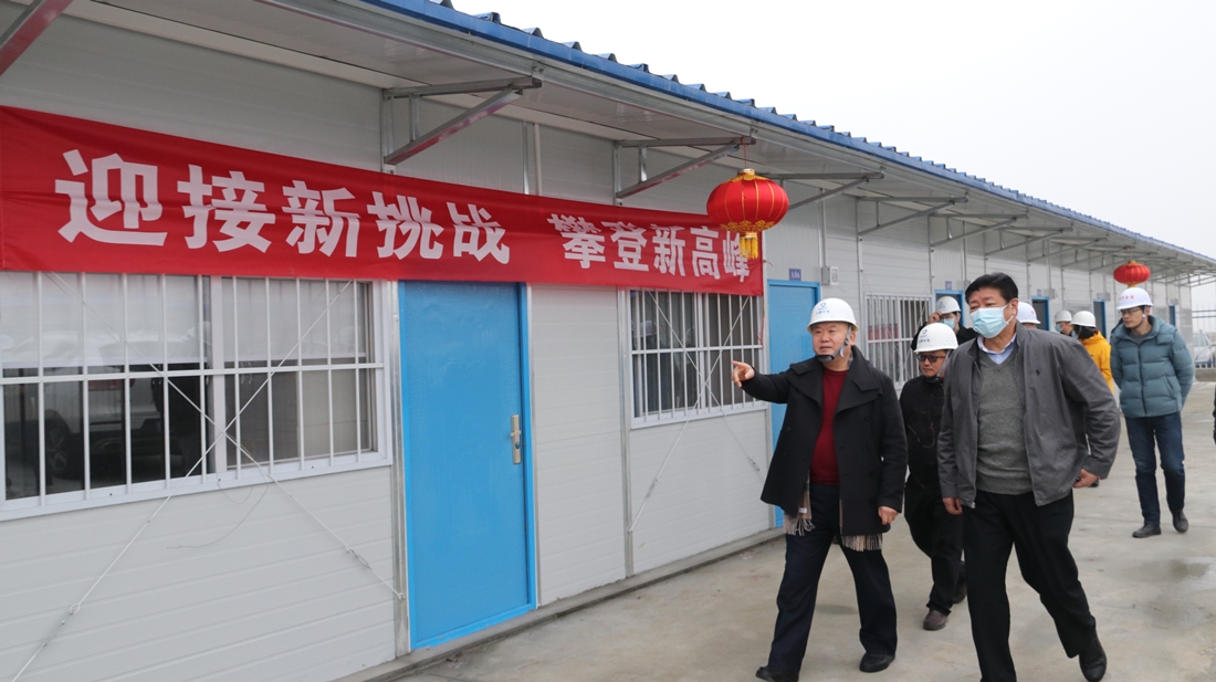 张丛玉走访慰问汉江新集水电站工程一线职工