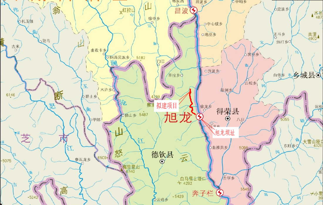 襄阳路桥长江勘测院联合中标云南省金沙江上游旭龙水电站德巴公路项目