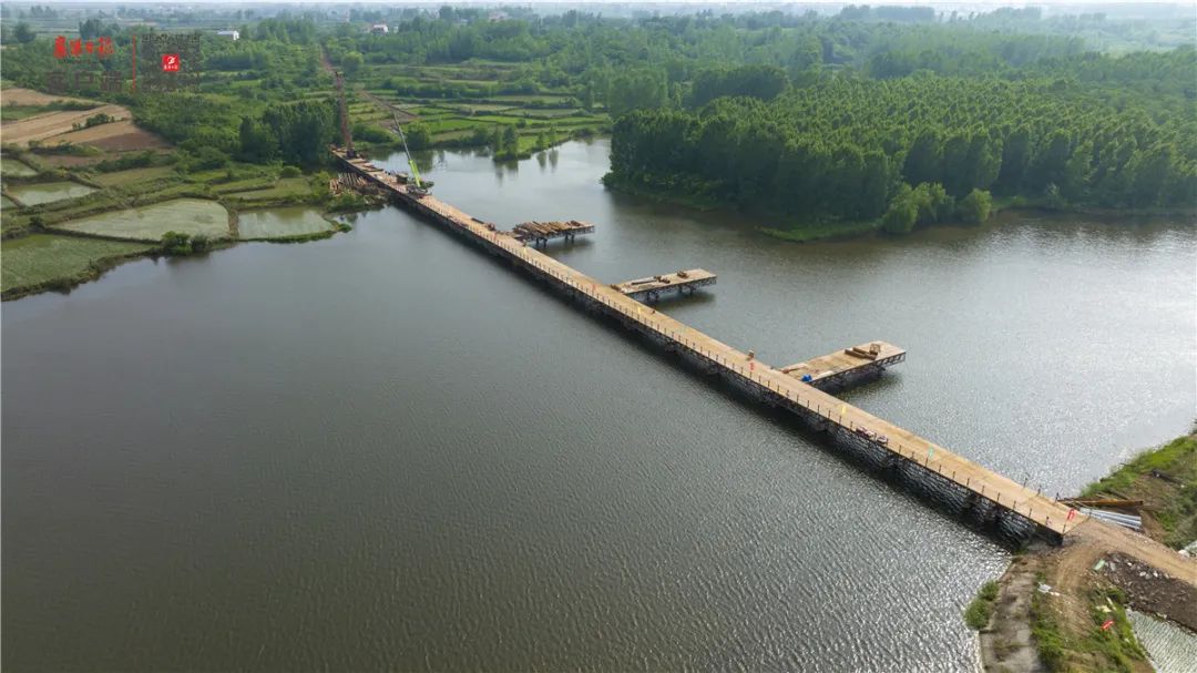 【襄阳日报】这座钢栈桥,顺利贯通!-集团动态- 汉江国投